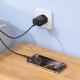Мережевий зарядний пристрій BOROFONE BA98A Ilustre PD30W (2C1A) charger with digital display set (C to C) (EU) Black