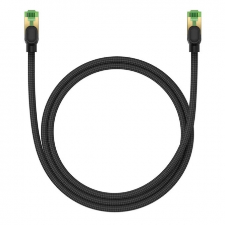 Мережевий кабель Baseus High Speed CAT8 40Gigabit Ethernet Cable (Braided Cable)3m Cluster Black