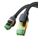 Мережевий кабель Baseus High Speed CAT8 40Gigabit Ethernet Cable (Braided Cable)3m Cluster Black