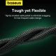 Мережевий кабель Baseus High Speed CAT8 40Gigabit Ethernet Cable (Braided Cable)3m Cluster Black