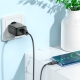Мережевий зарядний пристрій HOCO CS21A Rich single port QC3.0 charger set (Type-C)(EU) Black