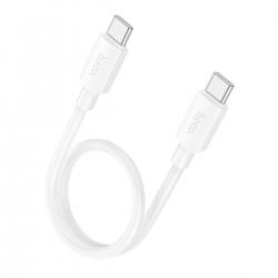Кабель HOCO X96 Hyper 60W fast charging data cable Type-C to Type-C (L0.25M) White