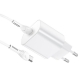 Мережевий зарядний пристрій HOCO N22 Jetta PD25W charger set(Type-C to Type-C)(EU) White