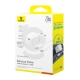 Мережевий зарядний пристрій Baseus Palm Fast Charger 1C 20W EU Moon White (with Baseus Mini White Cable USB-C to USB-C 60W (20V/