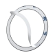 Пластина для магнітного тримача Baseus Halo Series Magnetic Metal Ring（2pcs/pack）Black