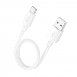 Кабель HOCO X96 Hyper 27W charging data cable Type-C (L0.25M) White