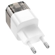 Мережевий зарядний пристрій HOCO C131A Platinum dual-port PD30W+QC3.0 charger(EU) Transparent black
