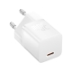 Мережевий зарядний пристрій Baseus GaN5 Fast Charger(mini) 1C 30W EU Moon White(With: Baseus Dynamic 3 Series Fast Charging Data