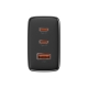 Мережевий зарядний пристрій Baseus Cube Pro Fast Charger 2C+U 65W EU Cluster Black