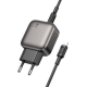 Мережевий зарядний пристрій BOROFONE BAS55A Absolute PD30W+QC3.0 charger set (C to iP) (EU) Black