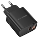 Мережевий зарядний пристрій BOROFONE BA97A Ilustre single-port PD30W charger with digital display (EU) Black