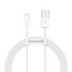 Кабель Baseus Superior Series Fast Charging Data Cable USB to iP 2.4A 1.5m White
