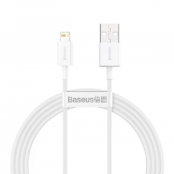 Кабель Baseus Superior Series Fast Charging Data Cable USB to iP 2.4A 1.5m White