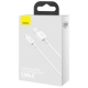 Кабель Baseus Superior Series Fast Charging Data Cable USB to iP 2.4A 1.5m White