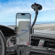 Автотримач для телефона HOCO H38 Cheetah car holder(windshield) Black