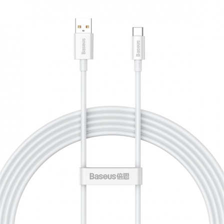 Кабель Baseus Superior Series Fast Charging Data Cable USB to Type-C 100W 2m Moon White