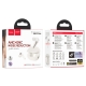 Бездротові навушники HOCO EQ23 Plus Duke Ⅱ true wireless ANC+ENC BT headset Milky White