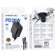 Мережевий зарядний пристрій BOROFONE BA97A Ilustre single-port PD30W charger with digital display set (C to iP) (EU) Black