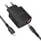 Мережевий зарядний пристрій BOROFONE BA97A Ilustre single-port PD30W charger with digital display set (C to iP) (EU) Black