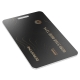 Трекер BOROFONE BC102 Search card type intelligent positioning anti-lost device Black