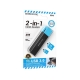 Картрідер BOROFONE DH9 Wisdom 2-in-1 USB 3.0 card reader Black Blue