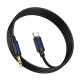 Аудіокабель BOROFONE BL20 True sound silicone digital audio conversion cable Type-C Black