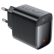 Мережевий зарядний пристрій ACEFAST A112 PD45W GaN single USB-C charger (EU) Black