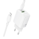 Мережевий зарядний пристрій BOROFONE BN29 Fuente PD30W+QC3.0 charger set (C to iP) (EU) White