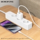 Мережевий зарядний пристрій BOROFONE BN29 Fuente PD30W+QC3.0 charger set (C to iP) (EU) White