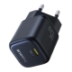 Мережевий зарядник пристрій Baseus PicoGo GaN Fast Charger 1C 45W EU Cosmic Black