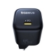 Мережевий зарядник пристрій Baseus PicoGo GaN Fast Charger 1C 45W EU Cosmic Black