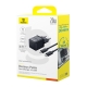 Мережевий зарядний пристрій Baseus Palm Fast Charger 1C 20W EU Cluster Black (with Baseus Mini White Cable USB-C to USB-C 60W (2