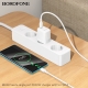 Мережевий зарядний пристрій BOROFONE BN28 Fuente single port PD30W charger set (C to C) (EU) White
