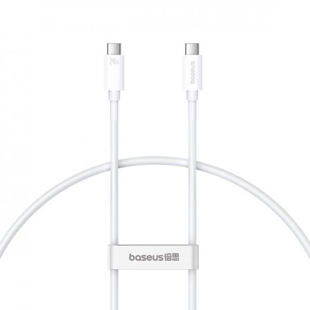 Кабель Baseus Superior 2 USB4 Full-Function Fast Charging Cable USB-C to USB-C 240W 5.9ft Moon White