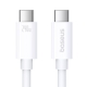 Кабель Baseus Superior 2 USB4 Full-Function Fast Charging Cable USB-C to USB-C 240W 5.9ft Moon White