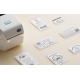 Термопринтер для друку наклейок NIIMBOT K3_W Lvory white (1AE10271603)