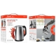 Електрочайник HOCO HE12 1.7L stainless steel electric kettle (EU) Stainless Steel