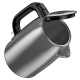 Електрочайник HOCO HE12 1.7L stainless steel electric kettle (EU) Stainless Steel