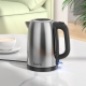 Електрочайник HOCO HE12 1.7L stainless steel electric kettle (EU) Stainless Steel