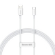 Кабель Baseus Superior Series (SUPERVOOC) Fast Charging Data Cable USB to Type-C 65W 1m White