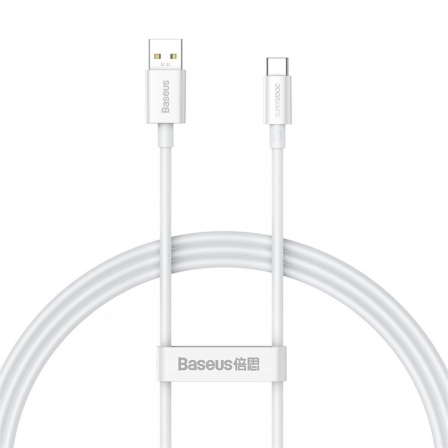 Кабель Baseus Superior Series (SUPERVOOC) Fast Charging Data Cable USB to Type-C 65W 1m White