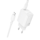 Мережевий зарядний пристрій BOROFONE BN26 Fuente single-port PD20W charger set (C to iP) (EU) White