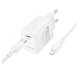 Мережевий зарядний пристрій BOROFONE BN26 Fuente single-port PD20W charger set (C to iP) (EU) White