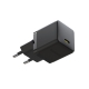 Мережевий зарядний пристрій Baseus Palm Fast Charger 1C 30W EU Cluster Black(With: Baseus Mini White Cable Type-C to Type-C 60W(
