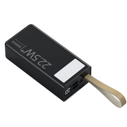 Зовнішній акумулятор WUW "TUGII-Y54 （PD22.5W quick charge) 40000mAh Black
