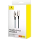Кабель Baseus Unbreakable Series Fast Charging Data Cable USB to Type-C 100W 1m Stellar White