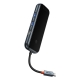 USB-хаб Baseus AcmeJoy 8-Port Type-C HUB Adapter（Type-C to HDMI*1+USB3.0*2+USB2.0*1+Type-C PD&Data*1+RJ45*1+SD/TF*1）Dark Grey