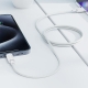 Кабель ACEFAST C18-04 USB-A to USB-C braid charging data cable White