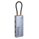 USB-хаб HOCO HB50 Wow 5-in-1 multi-function converter (HDTV+PD+USB3.0*3) Deep Space Gray