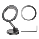 Автотримач для телефона BOROFONE BH114 Star metal ring magnetic car holder (center console) Metal Gray
